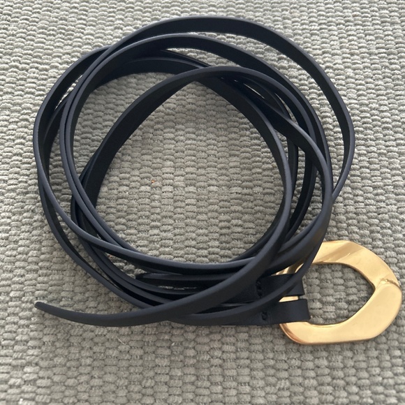 Leather Knot Belt - Black - Picture 1 of 2